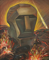 Majuri Tomppa, 2012, öljyväri (yksityiskokoelma)