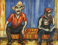 Trinidadin prinssit, 2014, öljyväri