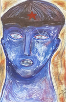 Partisaani, 2014, akvarelli