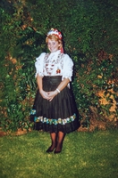 Barbora v imitaci českého kroje v JAR