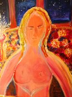 Síla (Hvězdář), 65/54 cm, acryl