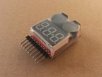 Lipo teszter és riasztó: 1100 FT