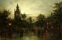 Temple Gardens - Louis H. Grimshaw