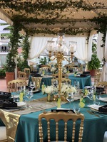 a luxury green and gold wedding