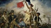 "La libertad guiando al pueblo", del pintor y litógrafo francés Eugene Delacroix