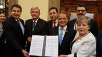 En el primer día de gobierno de AMLO, se pacta el Plan Integral Triángulo del Norte de Centroamérica