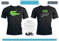 4 - fekete STAFF poló