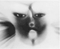 Foto del Maestro Cósmico Adoniesis tomada por el contactado Eugenio Siragusa en Catania en marzo de 1972