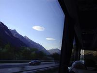 En el Ticino también se vieron pequeñas “astronaves”.