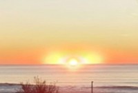 Danza del Sol sobre el Oceáno Atlántico(Foto tomada por Sonia Alea Bongiovanni el 3-06-20)