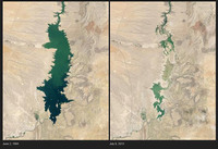 Lake change, New Mexico