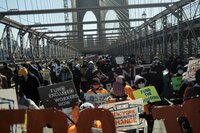 Manifestación en Brooklyn (Jose A. Alvarado Jr./The New York Times)