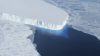 El glaciar Thwaites en la Antártida occidental. NASA / Reuters