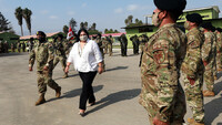 La ministra de defensa Nuria Esparch Ministerio de Defensa del Perú
