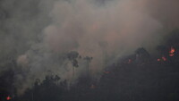 Humo tras un incendio cerca de Porto Velho, Rondonia, Brasil. 1 de julio de 2021. Ueslei Marcelino / Reuters