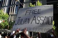 Manifestación a favor de Assange © John Englart (Takver) bajo licencia de CC BY-SA 2.0