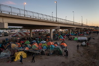 Campamento fronterizo, Texas, 24 de septiembre de 2021. Adrees Latif / Reuters
