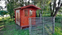 Chatka na apiterapii včelím vzduchem