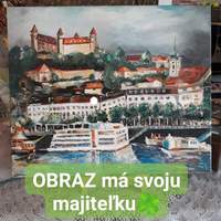 Bratislava obraz maľovaný olejom na objednávku