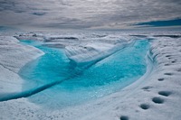 Melting ice cap on Greenland (Ian Joughin on imaggeo.egu.eu / CC BY-NC-SA 3.0)