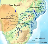 mega-Limpopo River during the Cretaceous.