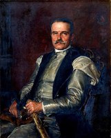 Príncipe Andrzej Lubomirski com trajes típicos da nobreza polonesa. (Museu de Przerowsk)
