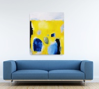 KANGASTUS 100x81x2cm. Ripustusvalmis akryylimaalaus. 990€
