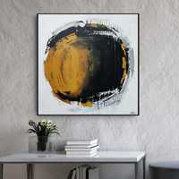 MUUTOS 90X90X4cm. Myyty. Nähtävillä/myynnissä Galleria Foggan taidelainaamossa, Helsingissä