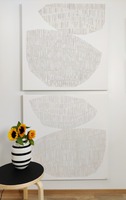 HIEKKAKIVET I. & Il. 100x100x4cm. Myyty