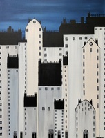 SININEN KAUPUNKI 116x89x2cm 689€
