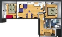 Plánek apartmánu