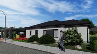 VELINY - bungalov NEW AGE - provedení DŘEVOSTAVBA / ZDĚNÝ