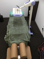 赤外線で温めます