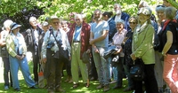 Le groupe "Arrosoirs et Sécateurs" visite "Un jardin à Landrévarzec"