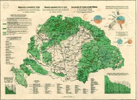Magyarország gazdaság földrajzi térképe dr. Teleki Pál gróf és dr. Cholnoky Jenő közreműködésével hivatalos adatok alapján szerkesztette dr. Fodor Ferenc, 1920