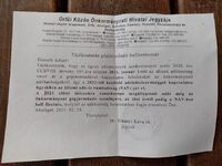 A jegyző értesítése