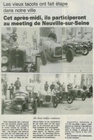 Article de Presse, La Neuville sur Seine