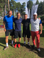 Magnus Larsson, Jarkko Nieminen, Jan Tiilikainen, Veli Paloheimo (Hanko 2020)