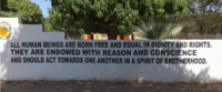 All human beings are born free and equal in dignity and rights. They are endowed with reason and conscience and should act towards one another in a spirit of brotherhood . (Article 1 Human Rights)